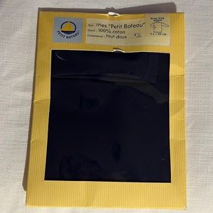 Petit Bateau long sleeve mock neck tee shirt